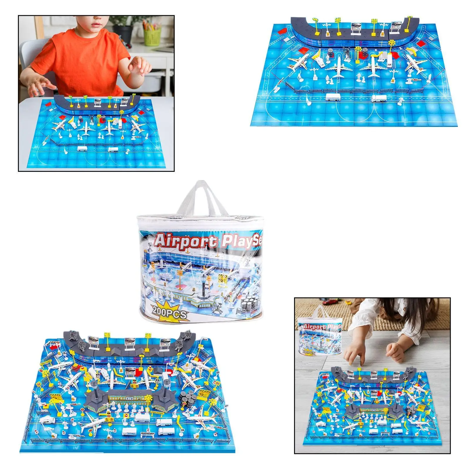 

Игровой набор «Аэропорт»: модель самолета, симулятор аэропорта, креативные игрушки-самолеты для детей, подарки для малышей