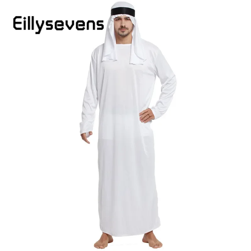 Moslim Mannen Jubba Thobe Effen 2024 Lange Mouwen Dunne Gewaden Kaftan Opstaande Kraag Islamitische Arabische Mode Mannen Kaftan S-5xl