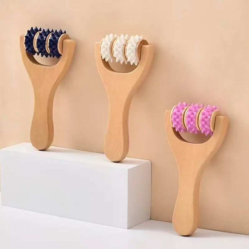 

Набор деревянных массажных роликов | Ручной массажер для тела и ног для шеи, спины, ног | Инструмент для облегчения мышц для домашнего и офисного использования