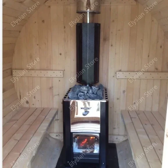 Outdoor Use Wood Fire Stove Heater Traditional Steam Sauna Room