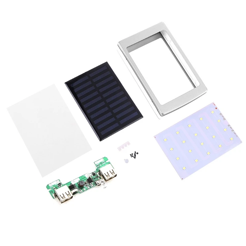 18650 Solar for Case DIY Box Dual USB for Mobile Phone