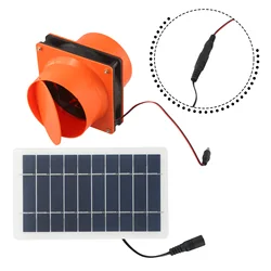 10W 12V Solar Panel And Fan Set Electric 4