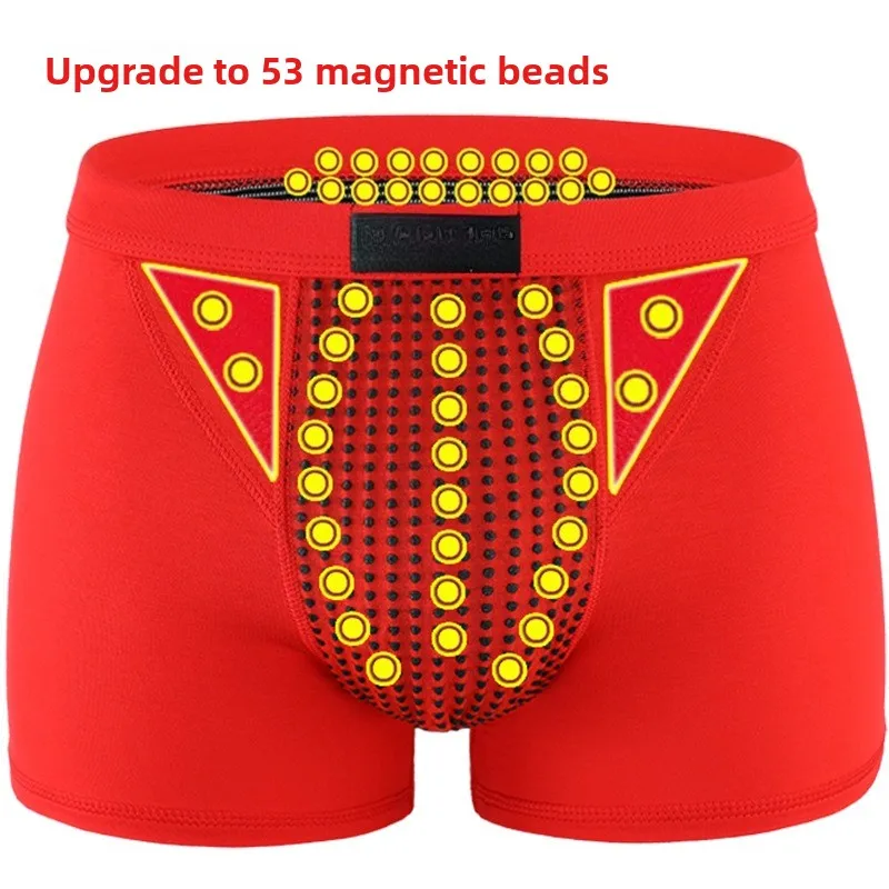 

Magnetic Therapy Underwear for Men Blood Circulation Booster 53 Magnets Boxer Briefs Pain Relief Brazilian Style