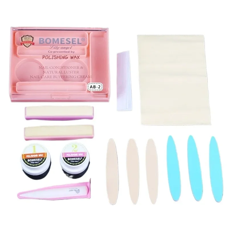 Make Up Set Nail Buffer Block Files Manicure Buffers For Nalis Care Tools High Qualtity Nail Care Buffering Cream Manicure Set