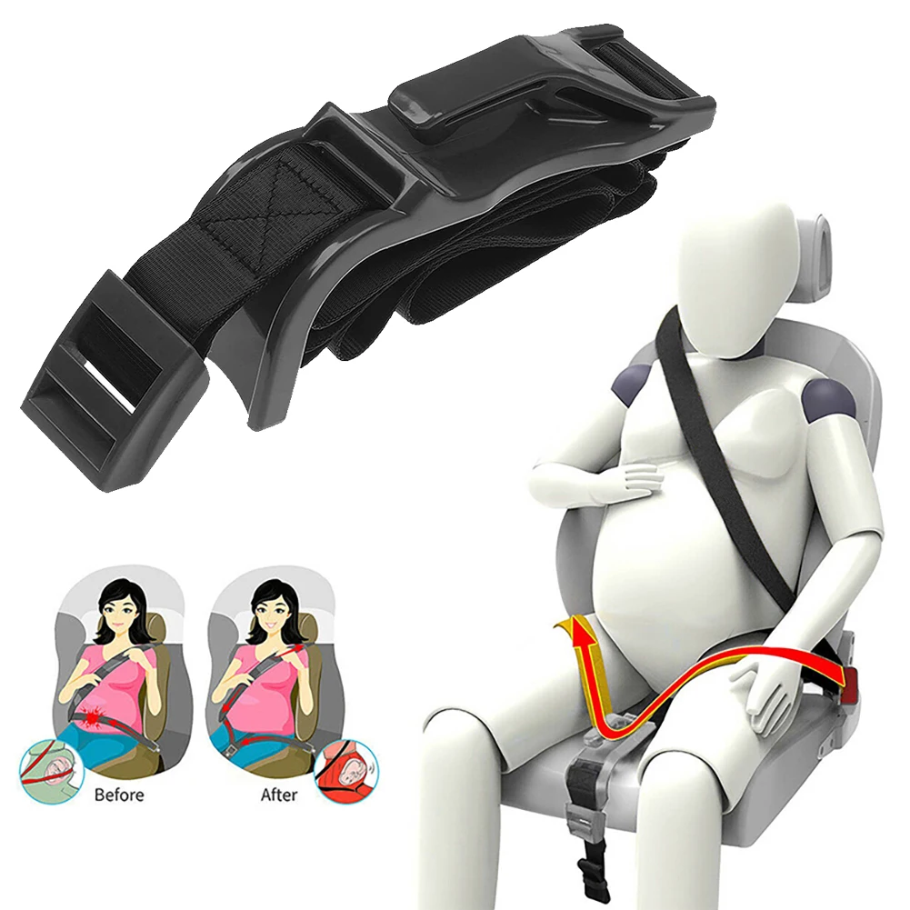 

Pregnancy Buffer Adjuster Prevent Compression Pregnancy Seat Belt Comfortable Car Seat Belt Belly Band Dispersed Shock