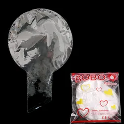 5-25pcs 24inch Wide Neck Bobo Balloon 10cm Mouth Snack Gift Package Clear Bubble Balloon Birthday Wedding Party Decor