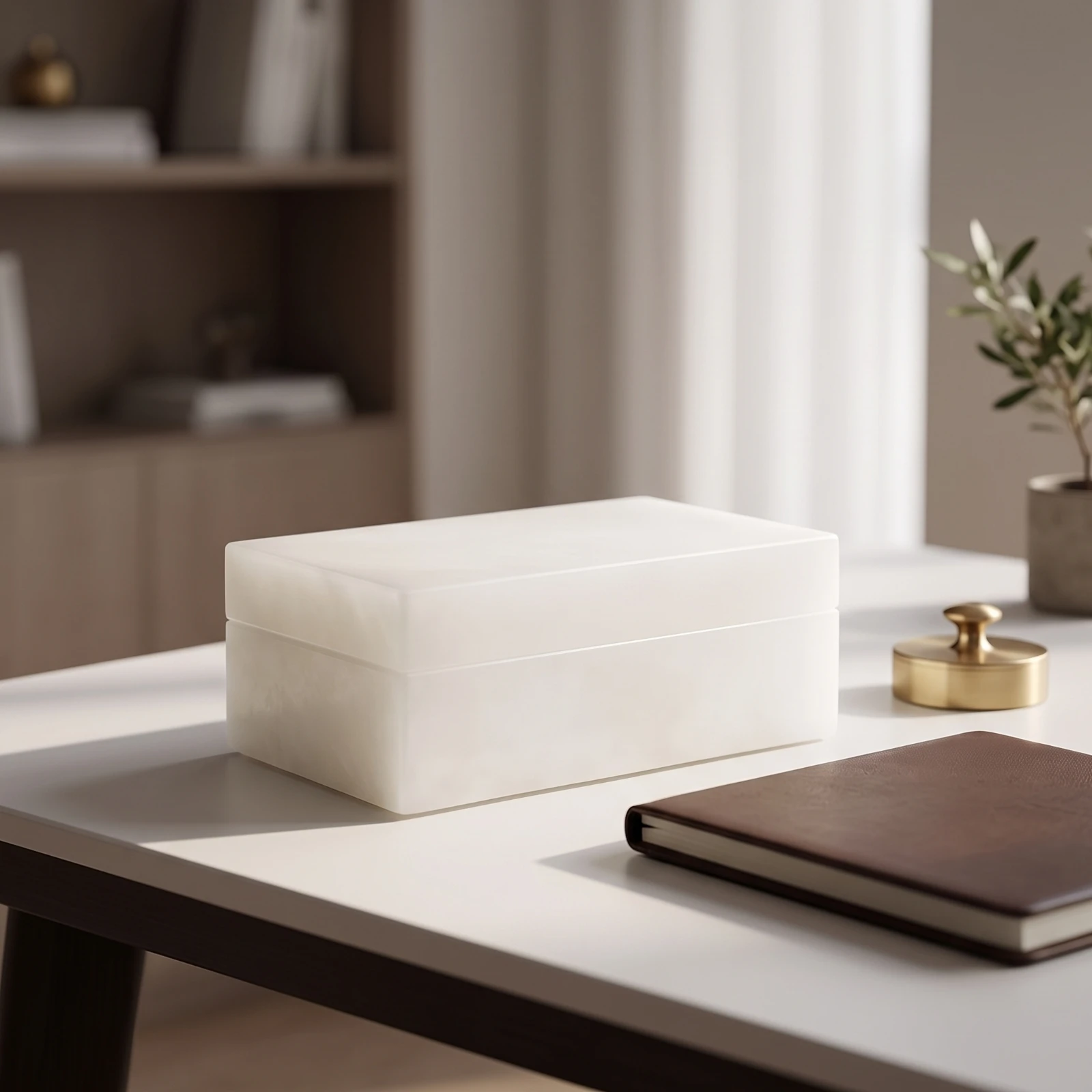 Jewelry Storage Box with Lid Dustproof Jewelry Box with Lid Small Long-Lasting for Dressing Table, Vanity