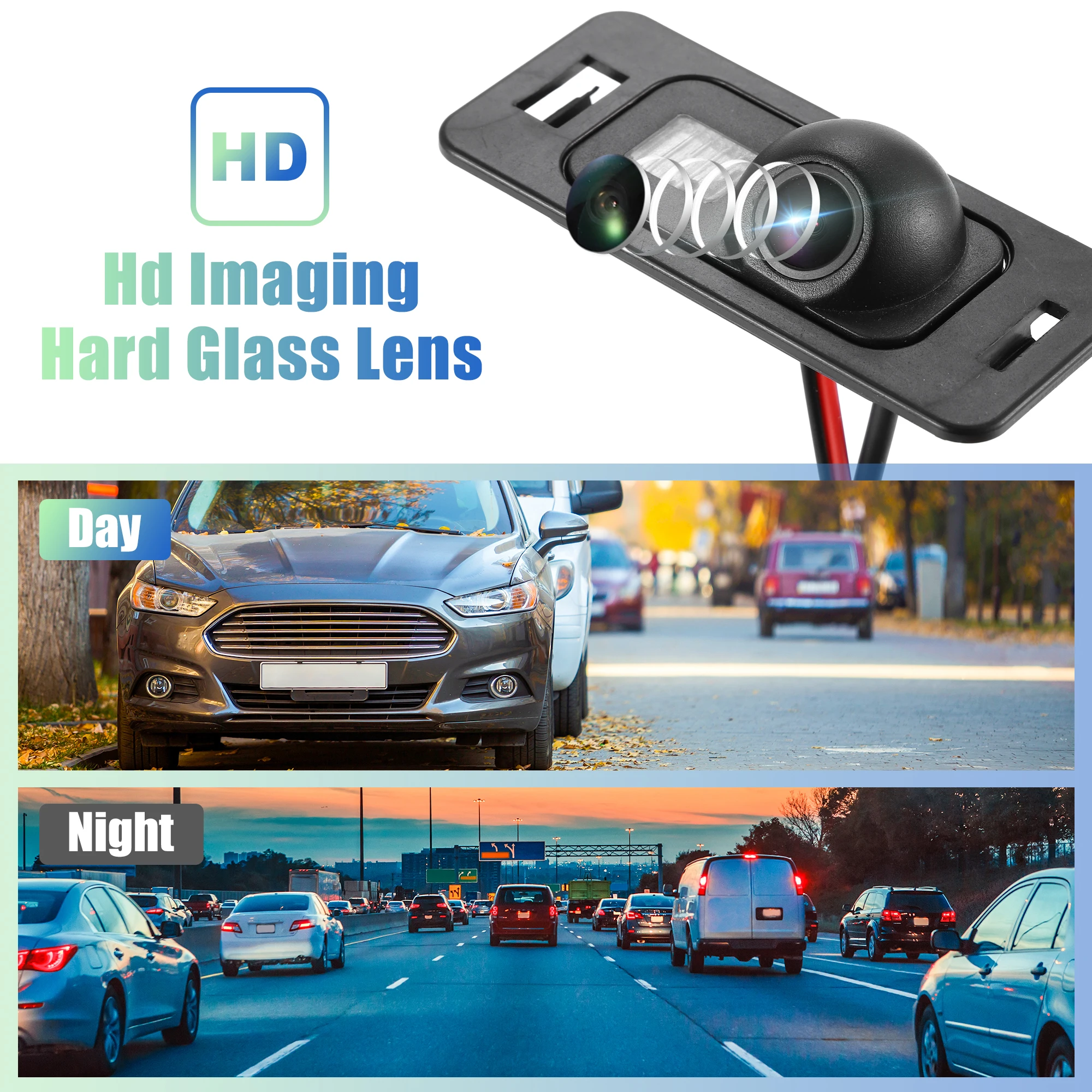 UXCELL 1 Set Rear View Back Up Camera Rear Park Assist Reverse Camera for BMW X3 E83 2004-2010