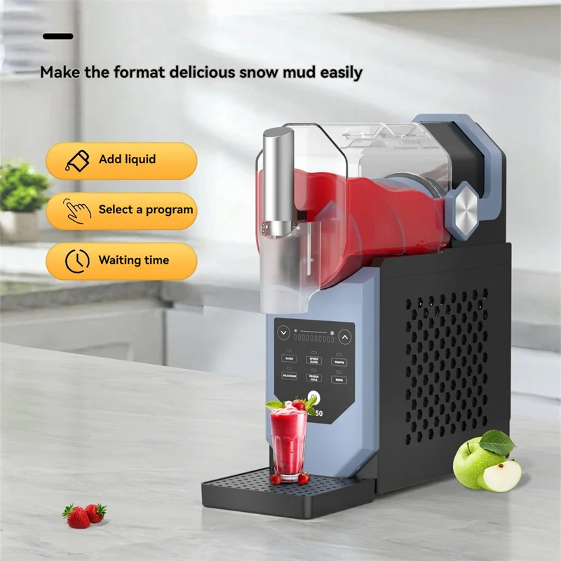 1.8L Electric Ice Crusher Powerful Smoothie Maker and Ice Shaver for Slushies and Snow Cones for Ice Making&Ice Breaking