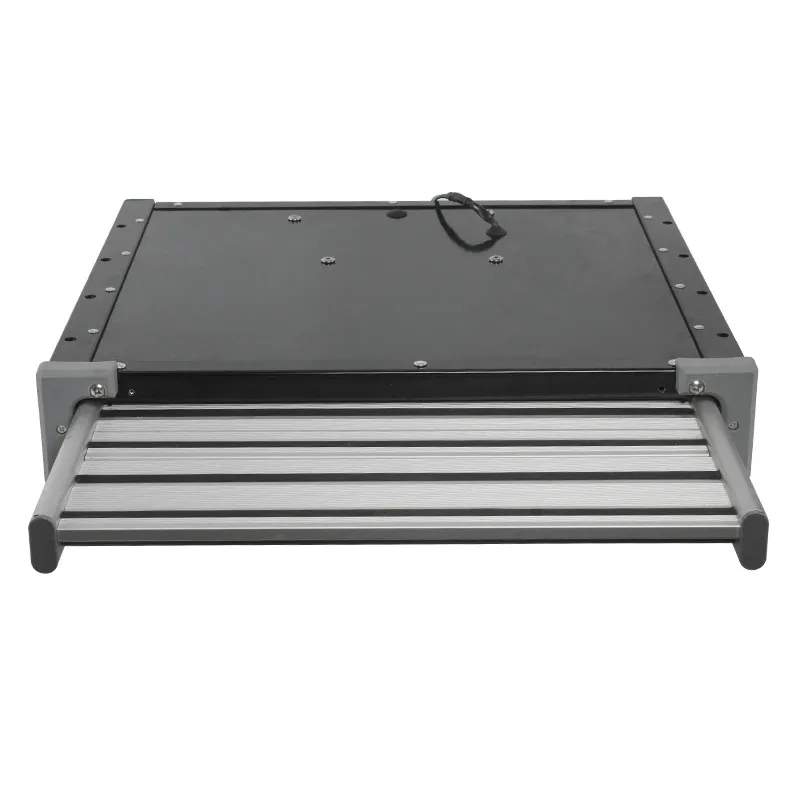 CAPEXRV Caravan Accessories RV Step 12V Electric Folding Step with Telescoping Led Light Aluminum Alloy Thickened Anti-Slip Step