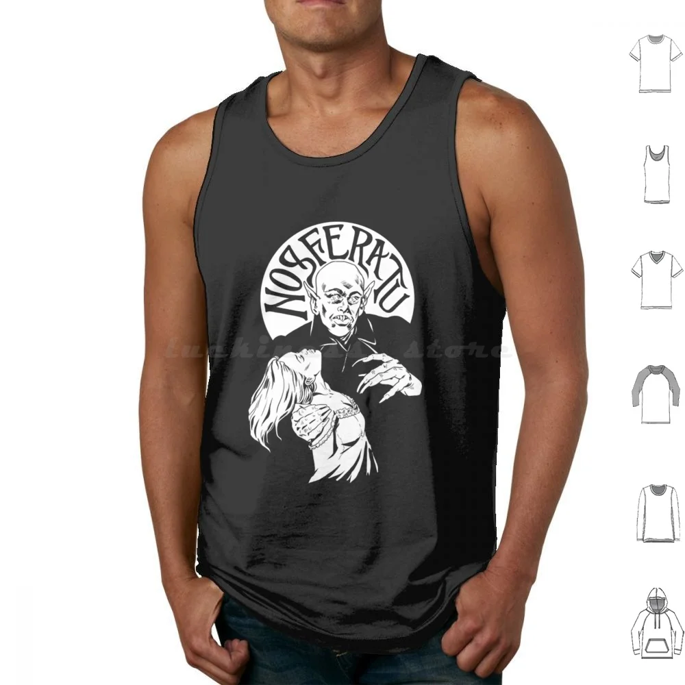 Nosferatu Tank Tops Vest Sleeveless Nosferatu 20S Silent Horror 20S Silent Horror Horror Nosferatu Vintage Nosferatu Art