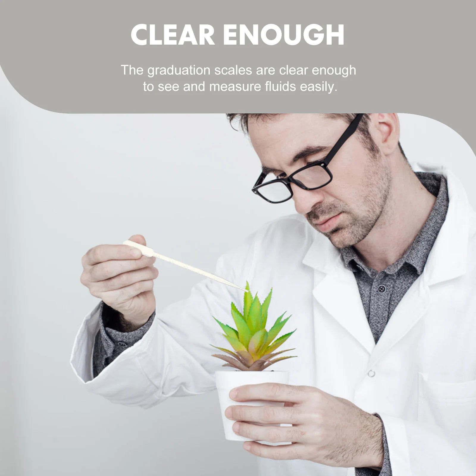 

Disposable Dropper 5ml Pipette Plastic Droppers Graduated Tube Chemistry Pipettes