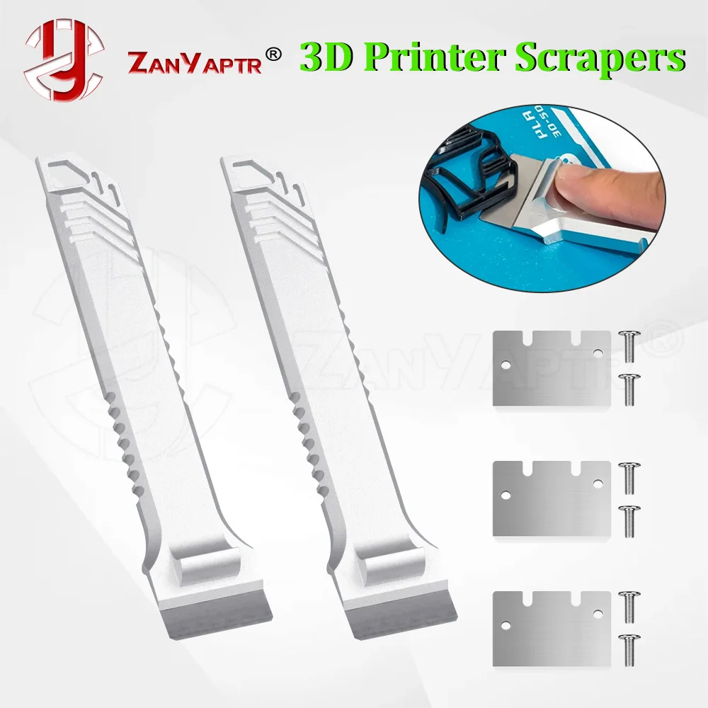 For Bambu Lab Scraper Creality All Metal CNC Machined SK5 Cleaning Tool For Bambulab X1c X1 P1p P1s Accessories