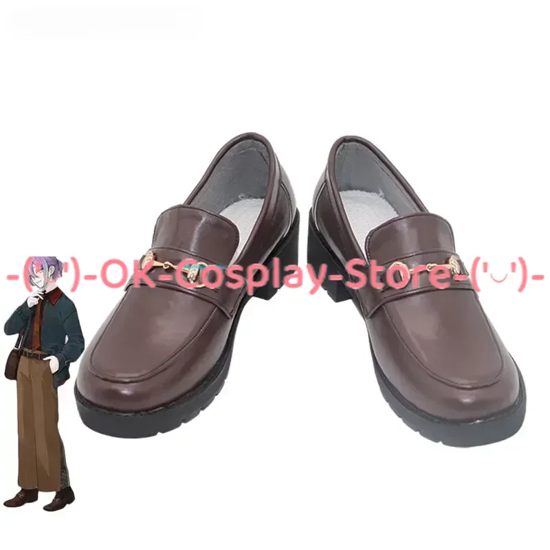 

Game Kamishiro Rui Cosplay Shoes PU Leather Shoes Halloween Carnival Boots Cosplay Prop Custom Made