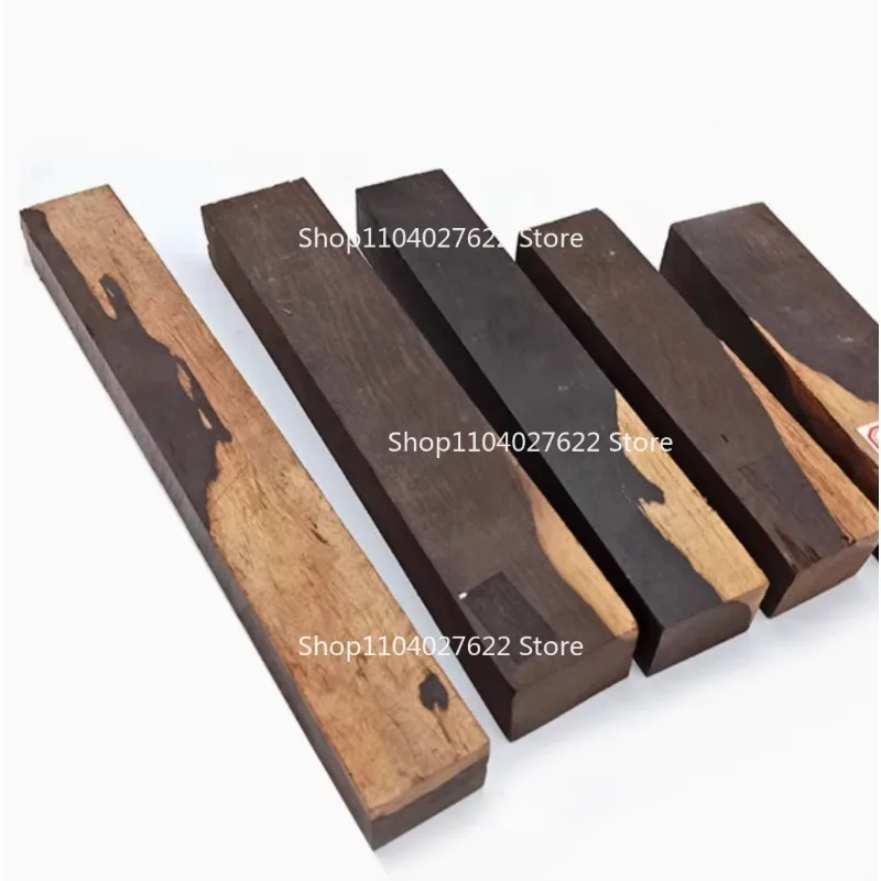 Madera africana natural, madera bicolor en blanco y negro, materiales para tallar madera, materiales para manualidades, troncos de madera dura