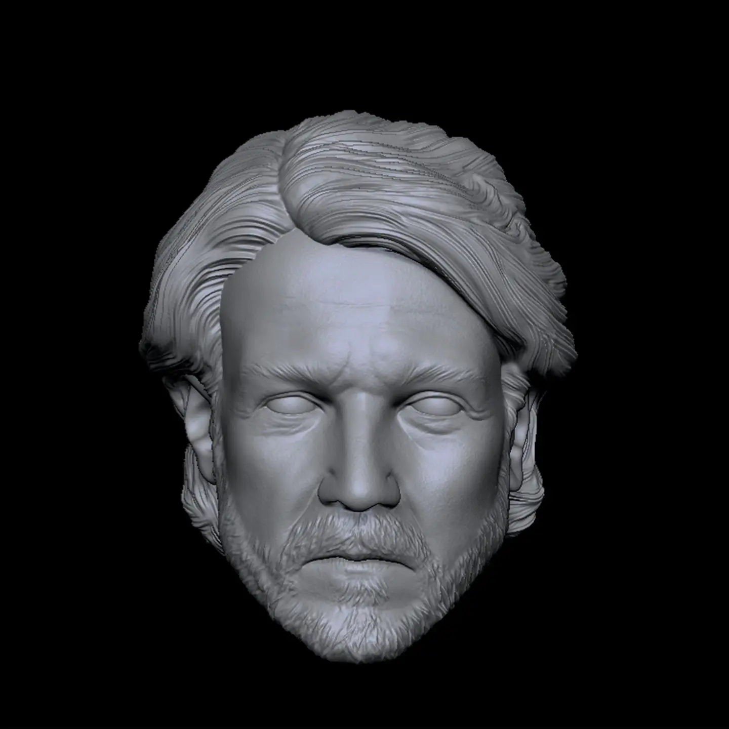 

HL2154 DIY Customized 1/18 1/12 1/10 Cassian A Diego L Unpainted Head Sculpt for 3.75" 6" 7" Figure SHF ML Mafex Mez NECA Mcf