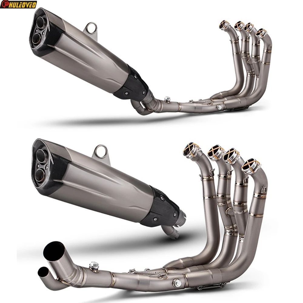 

Titanium Alloy for BMW S1000RR 2017-2018 Motorcycle Exhaust System Manifold Header Front Pipe Connect Original Exhaust Muffler