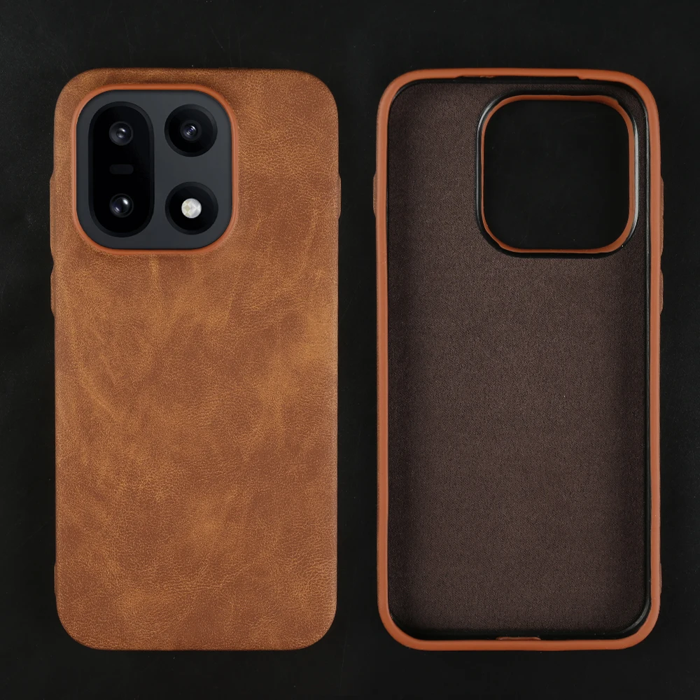 

Skin Touch Leather Case For OnePlus 15 15R Ace6 Ace 6 6T 5 Ace5 Pro 13T 13S 13 12 11 10T Nord N100 CE3 CE5 Phone Case Back Cover