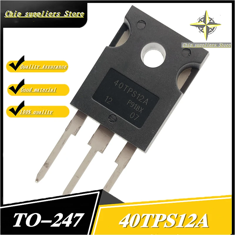 5PCS-20PCS//LOT 40TPS12A TO-247 40TPS12 TO247 40TPS12 Unidirectional SCR 40A/1200V Brand new original stock