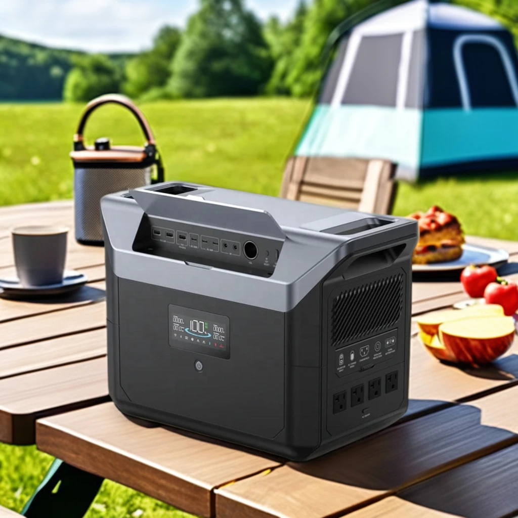 Outdoor BatteryOutdoor 2000W 2500W 220V 2KW UPS Generator Solar Lifepo4 Battery Portable Power Station For Home