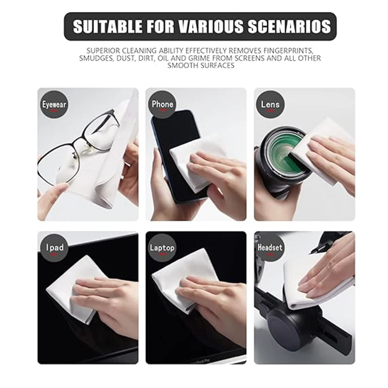 For MacBook Screen Cleaning Cloth Dustproof Cover Microfiber Dustproof Cleaning Cloth For MacBook 13 14 15 16 Inch Laptop Liner view 2
