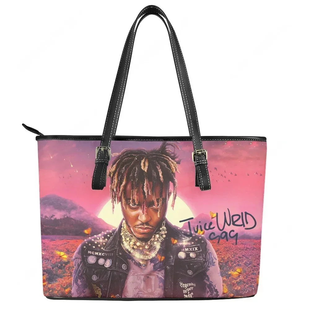 

Сумка Juice Wrld 999 в стиле хип-хоп, персонализированная, для женщин и мужчин, кожаная сумка-тоут, наплечная сумка, деловая сумка, дорожная сумка, подарок