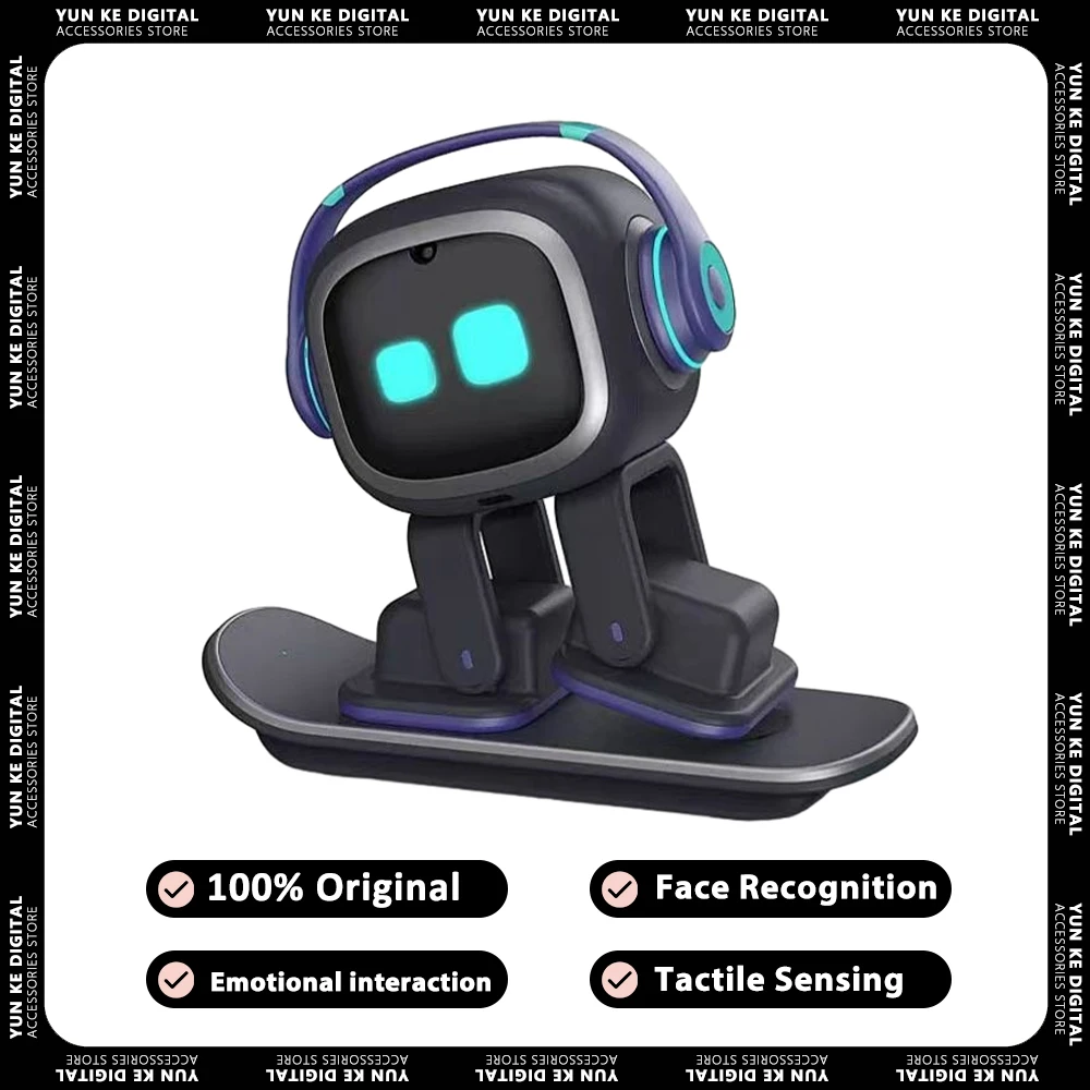 

EMOPET Smart Robot Electronic Pet Emotional interaction Face Recognition AI Intelligent Robot Desktop Toy For Children Boy Gifts