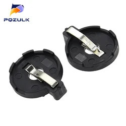 10PCS CR2016 2025 2032 Coin Cell Button Battery Holder Socket Black
