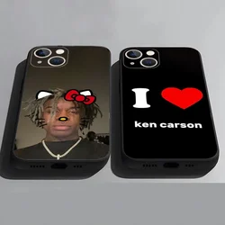 Ken Carson Phone Case For Apple iPhone 15,14,13,12,11,Pro,X,XS,Max,XR,Plus,Mini Soft Black Cover