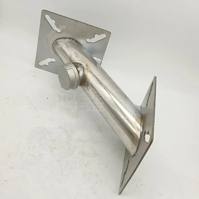 Injection Molding Machine Dryer Hopper Conversion Slant Tube Dryer Conversion Block Stainless Steel Slant Tube Vertical Hopper C