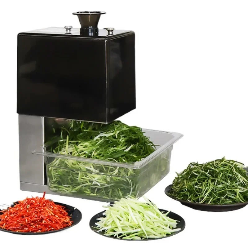 Commercial electric chives and green onions shredder roast duck shop green pepper celery millet spicy shredder
