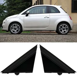 For FIAT 500 2012-2019 Molding Door Mirror Triangle plate Cover Flag Cover Front Window A-pillar Triangle 1SH17KX7AA 1SH16KX7AA