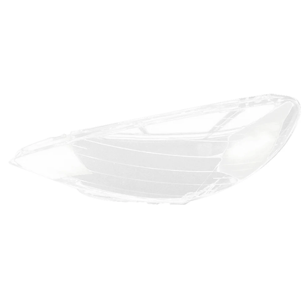 Car Left Headlight Shell Lamp Shade Transparent Lens Cover Headlight Cover for Peugeot 206 2004 2005 2006 2007 2008