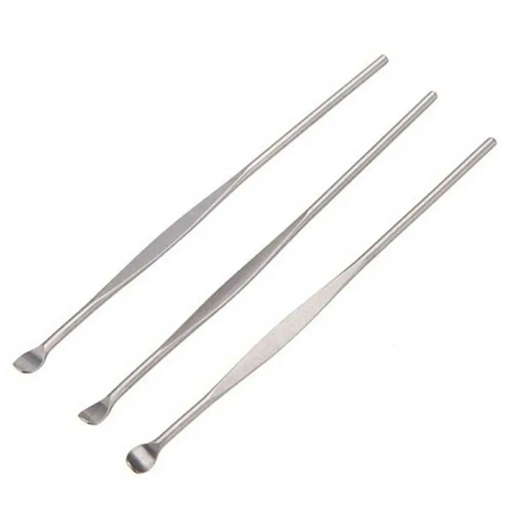 Venta caliente práctico EarPick Top de acero inoxidable Ear Pick 10 piezas removedor de cureta de cera