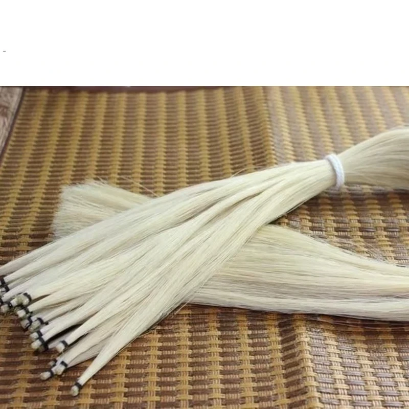 250g AAA Siberian Stallion Natural Horse Hair,violin/Viola/Cello/ Double Bass Bow Hair Horse Tail,Length 80/90/103cm