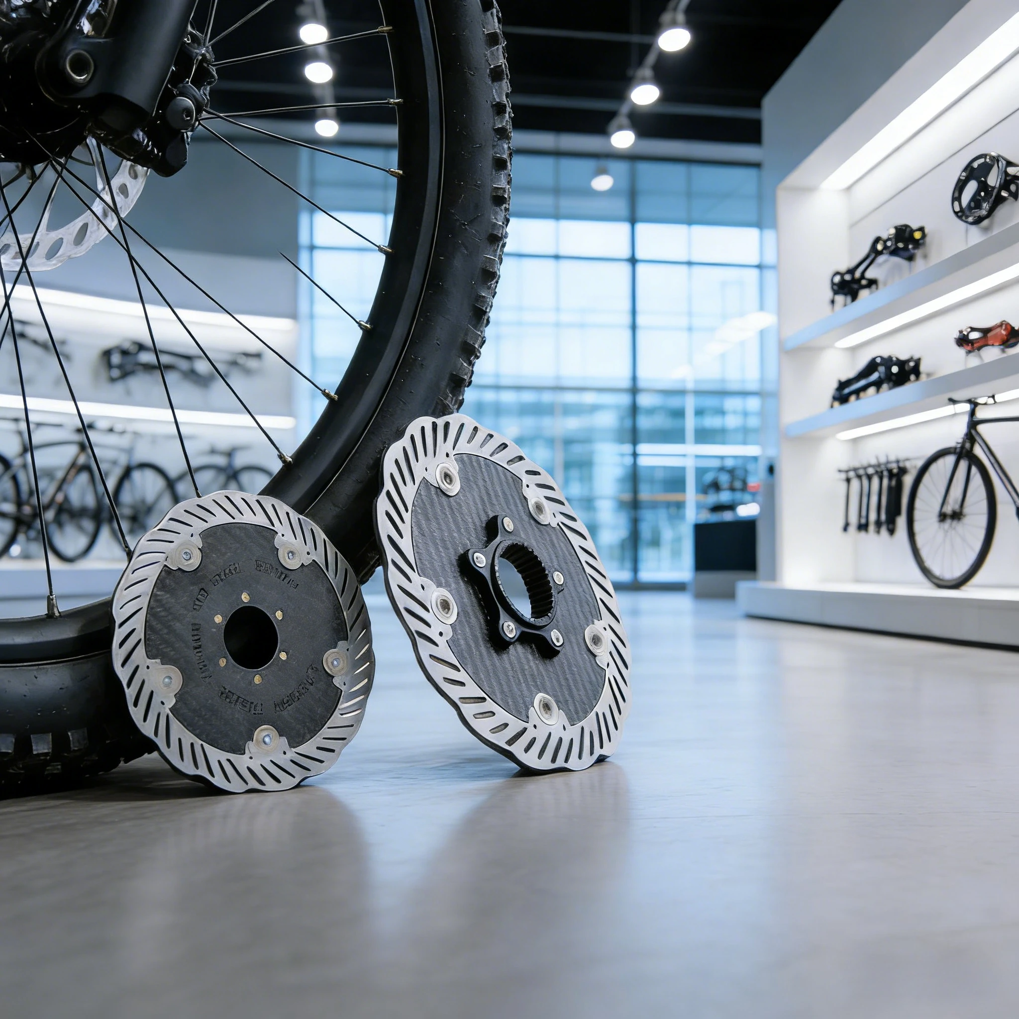 

Ультралегкий карбоновый плавающий диск для MTB | Ротор Centerlock 140/160 мм с защитой от деформации