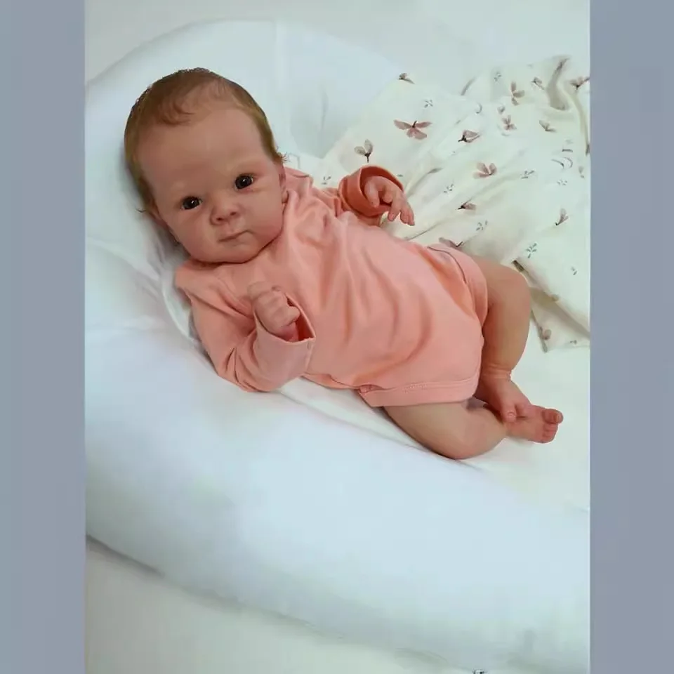 Jouet de bébé Reborn en silicone fait à la main avec peinture 3D, art de la peau mignon, corps de gril de veine, beurre de bébé, fille, princesse, tout-petit, cadeau réaliste