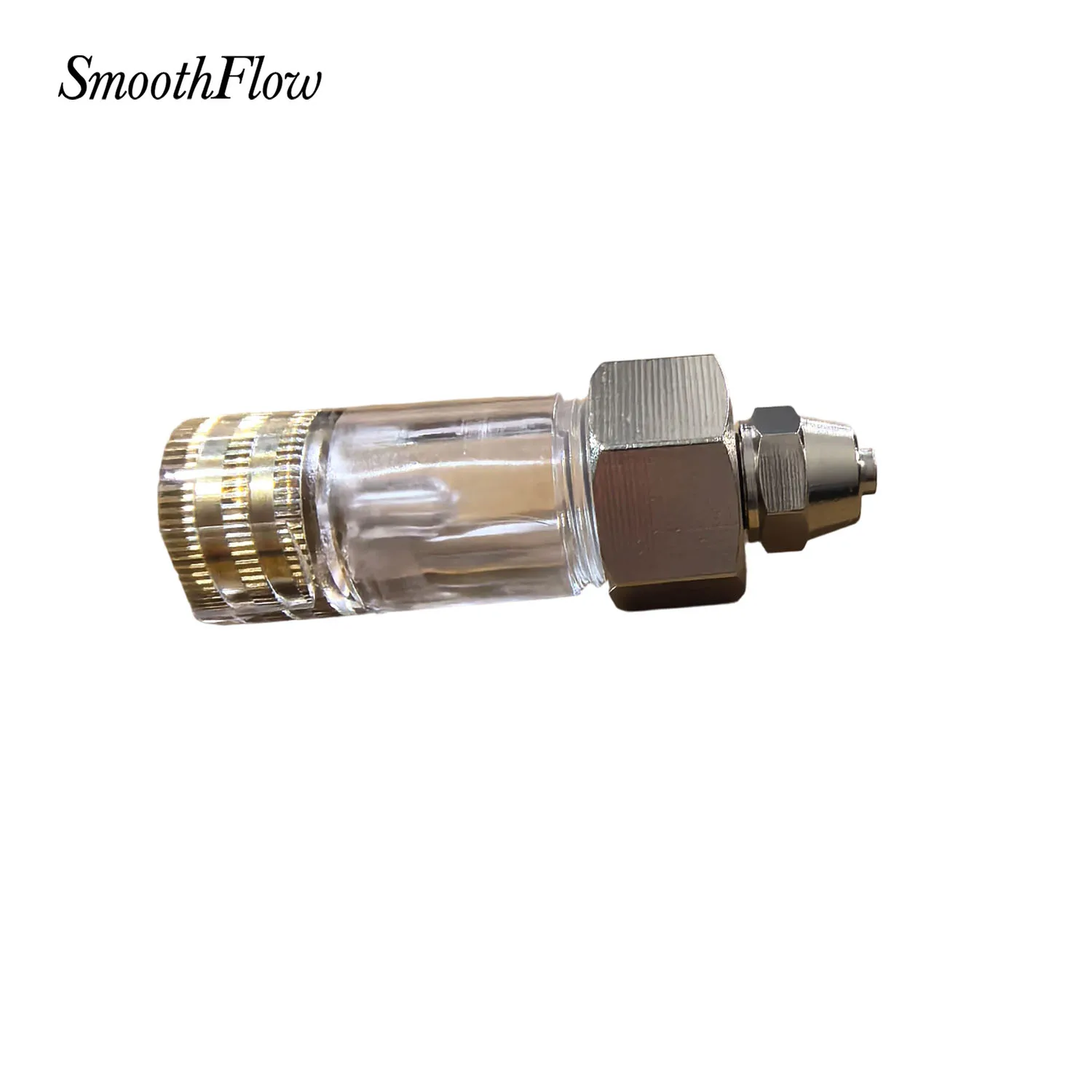 

SmoothFlow Oil Sight Window Drip Indicator Female R1/8" to 6mm Push-to-Connect Fitting