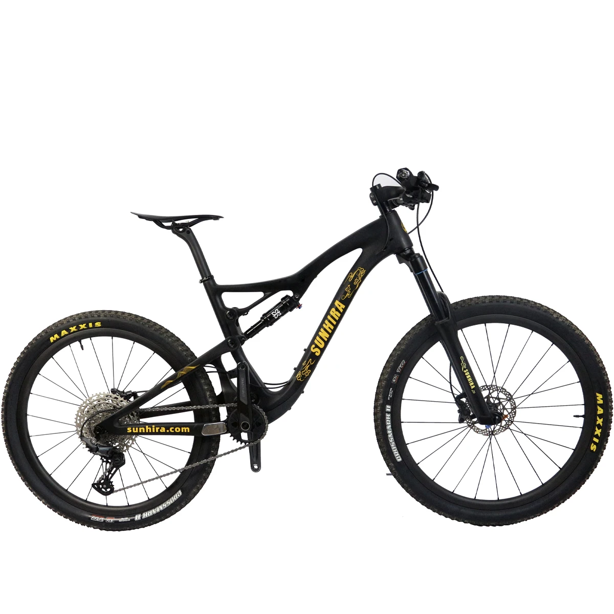 

MTB SUNHIRA@ Black Bull SH-M211 27.5inch 12Speed Carbon Full Suspension Mountain Bike