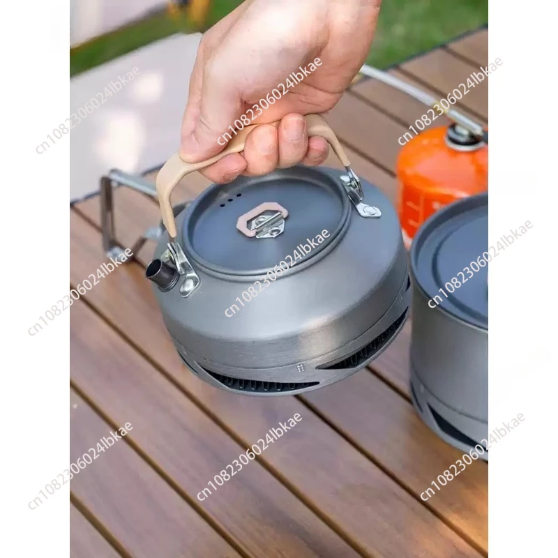 Estufa para acampar al aire libre XT1, anillo de recolección de calor para cocinar té, equipo de alta eficiencia térmica, olla para hervir agua, cafetera, tetera