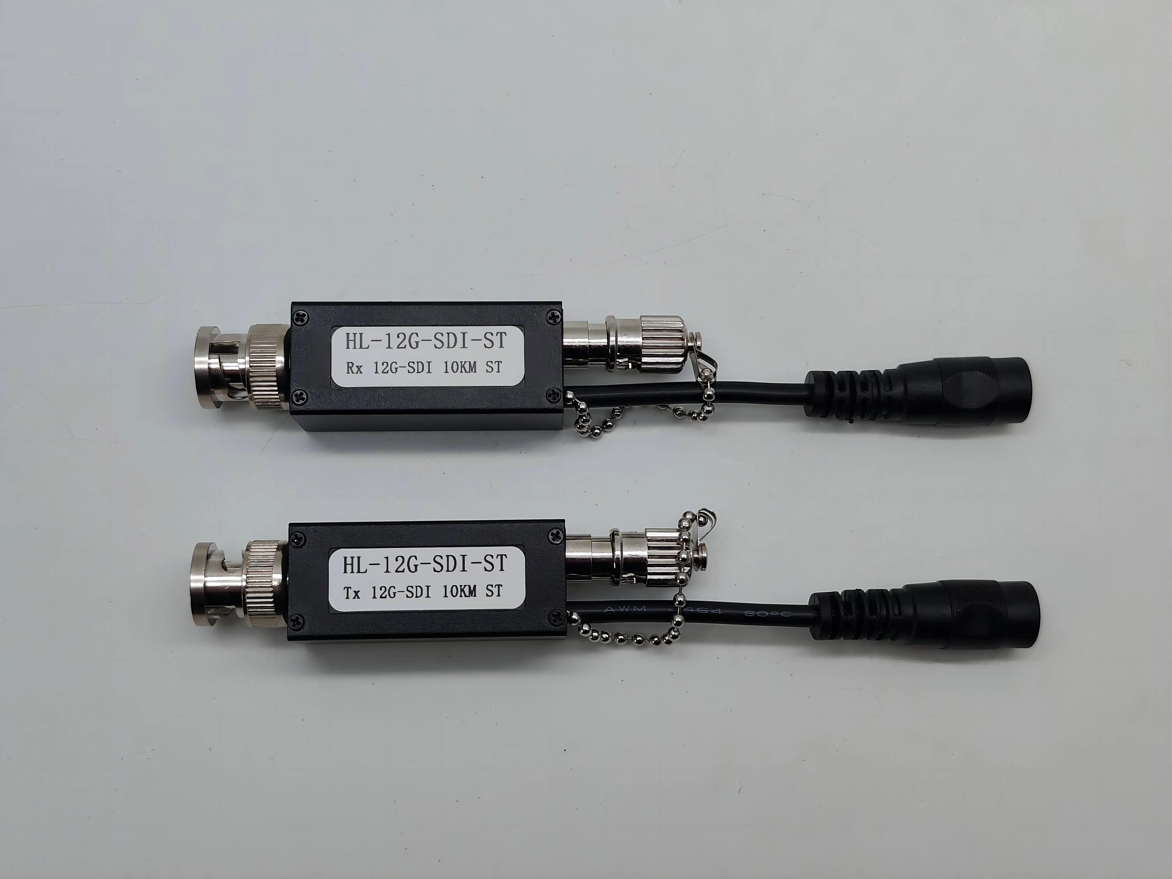 Mini 12G SDI Video Over Optical Fiber Converter Extender Compatible with 12G/6G/3G/HD/SD-SDI Video