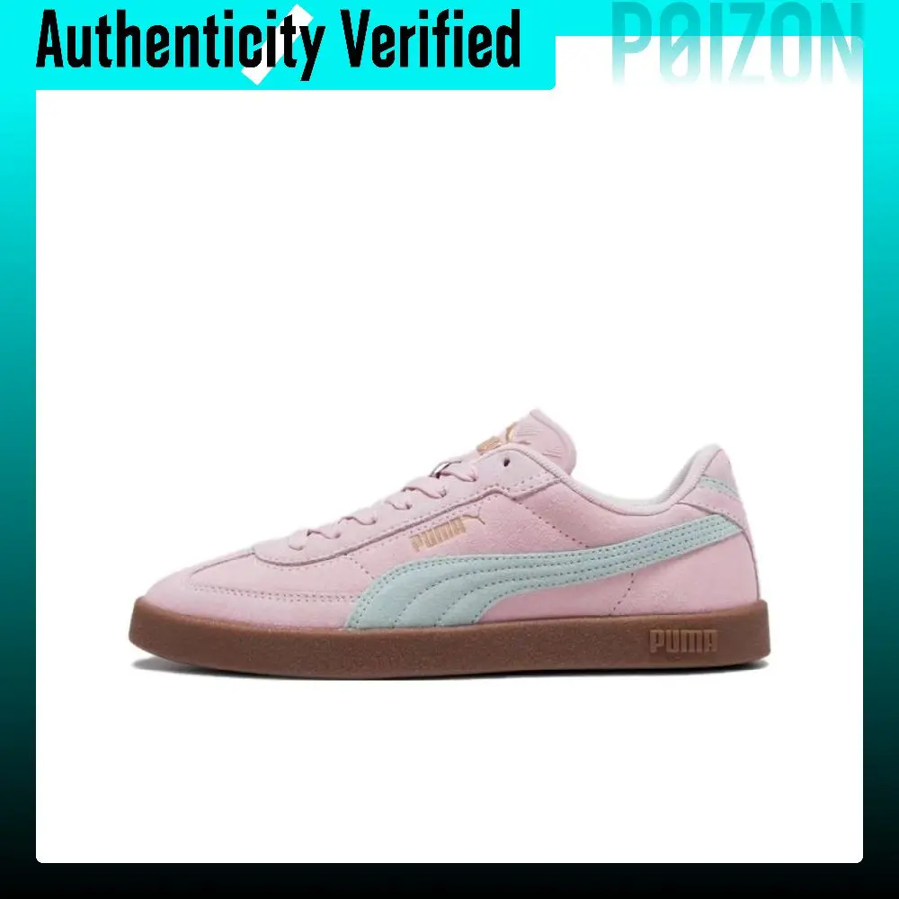 PUMA Club II Era Abrasion Resistant Low top German Army Trainers Unisex Rose Red 400717-06