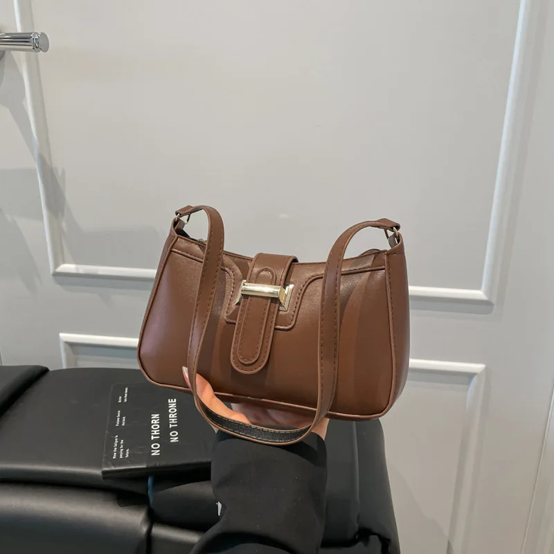 

2025 Summer Crescent Bag, Vintage Underarm Purse for Women, Aesthetic Crossbody Tote, Minimalist Square Bag, Chic Bag​