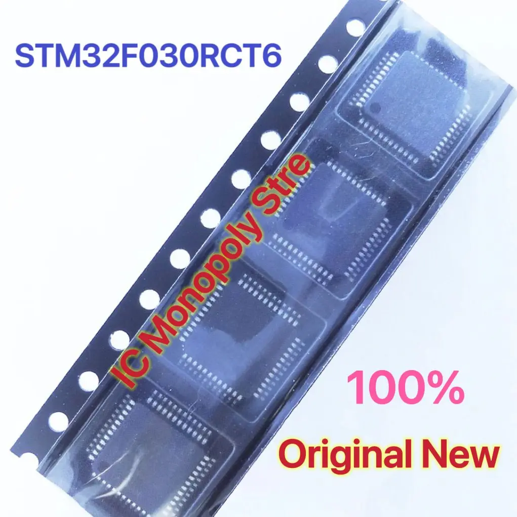 

5pcs 100% New STM32F030RCT6 STM32F030 RCT6 QFP-64 Chipset