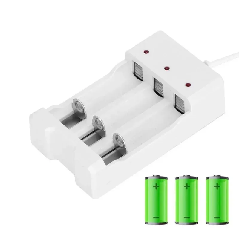 جودة عالية 3/4 فتحات USB إخراج شحن سريع شاحن بطارية حماية ماس كهربائى AAA ومحطة بطارية قابلة للشحن AA
