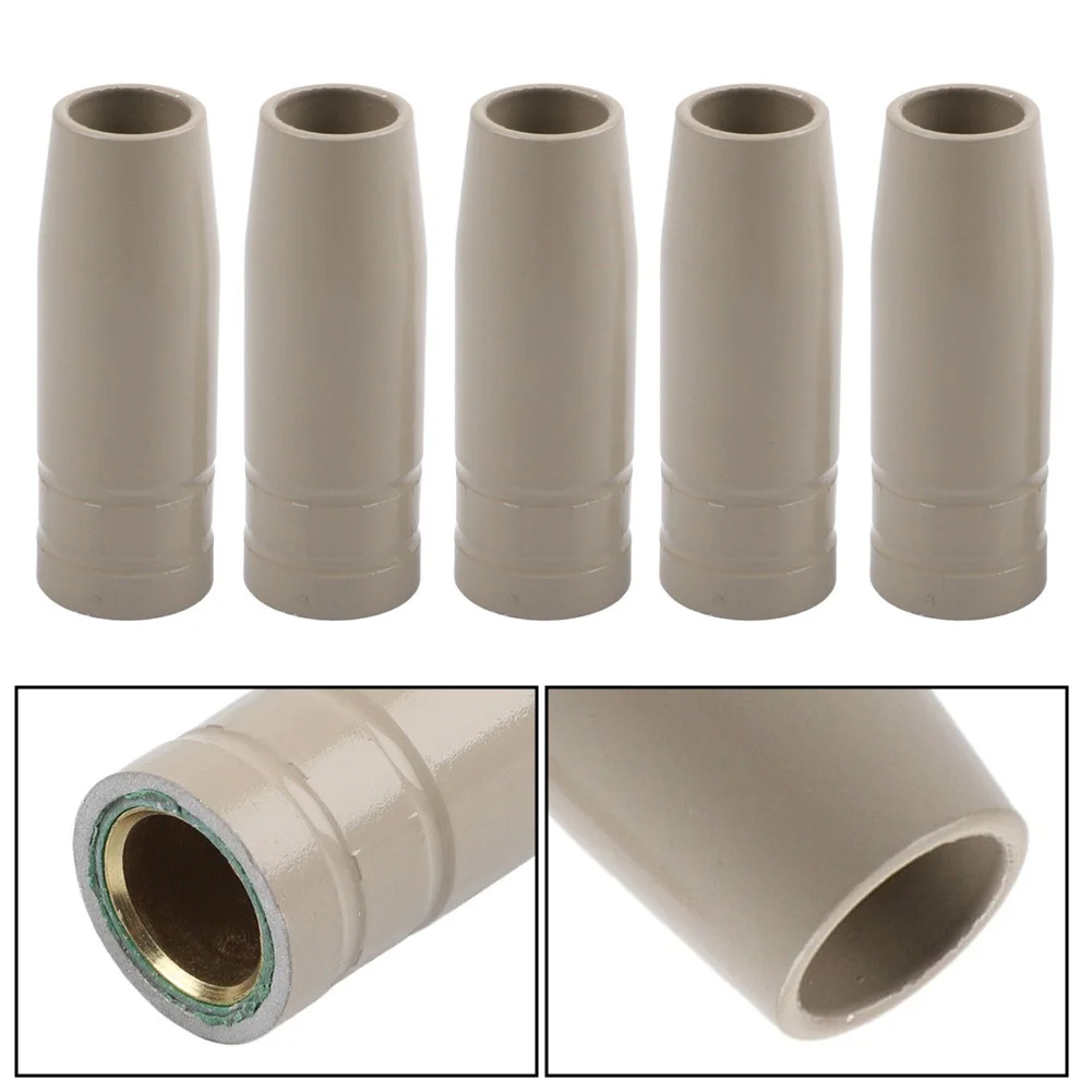 Protective Nozzle 25AK Gas Nozzle Non-stick Coating High Temperature Resistant Tool-free Installation For 25AK MIG Torch