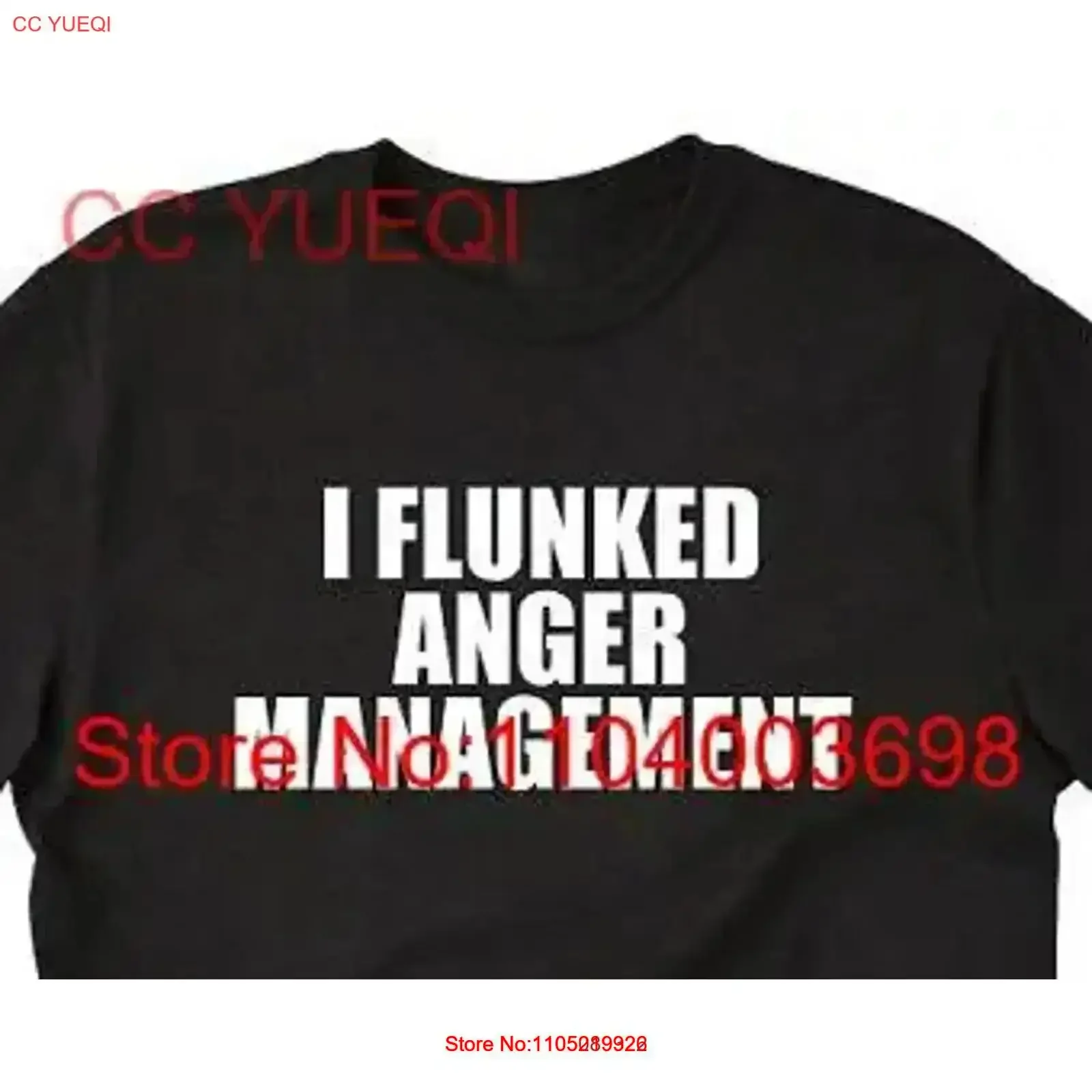 

I Flunked Anger Management T shirt Funny Hilarious Crazy vintage Washed Soft Casual homme Stylish Breathable Comfortable