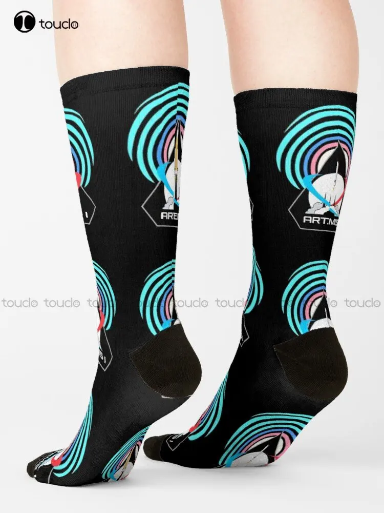 Artemis One Socks Cool Socks High Quality Cute Elegant Lovely Kawaii Cartoon Sweet Cotton Sock 360° Digital Printing New Popular