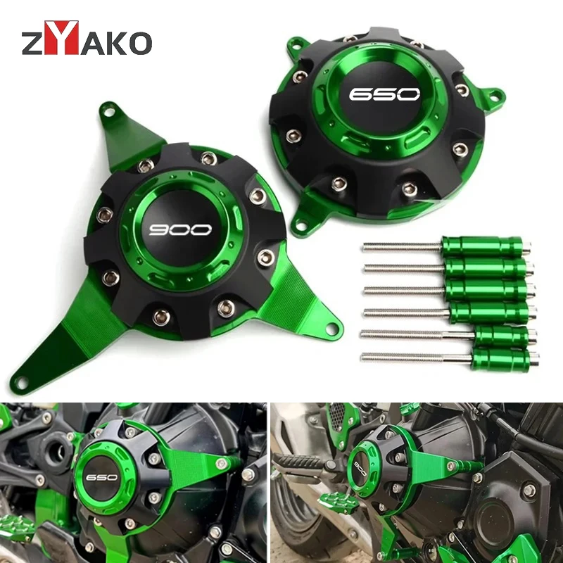 

Z 900 650 For KAWASAKI Z900 Z650 Z900SE SE 2017-2024 Motorcycle Engine Stator Engine Protective Cover Frame Slider Guard