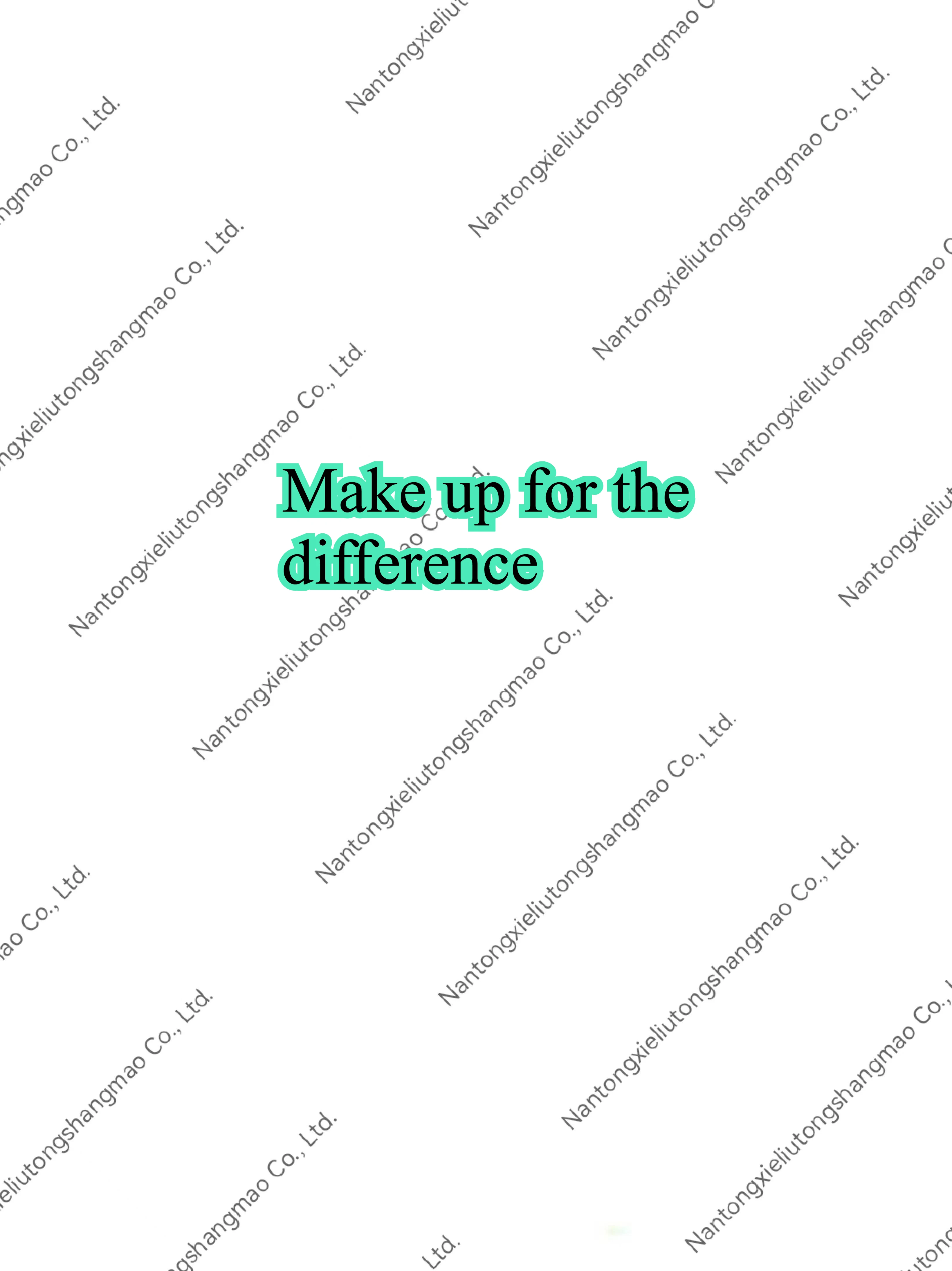 

Make Up The Difference